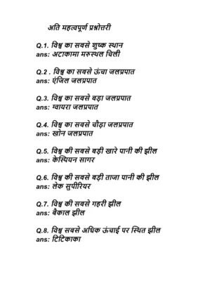 50000 GK Question Hindi