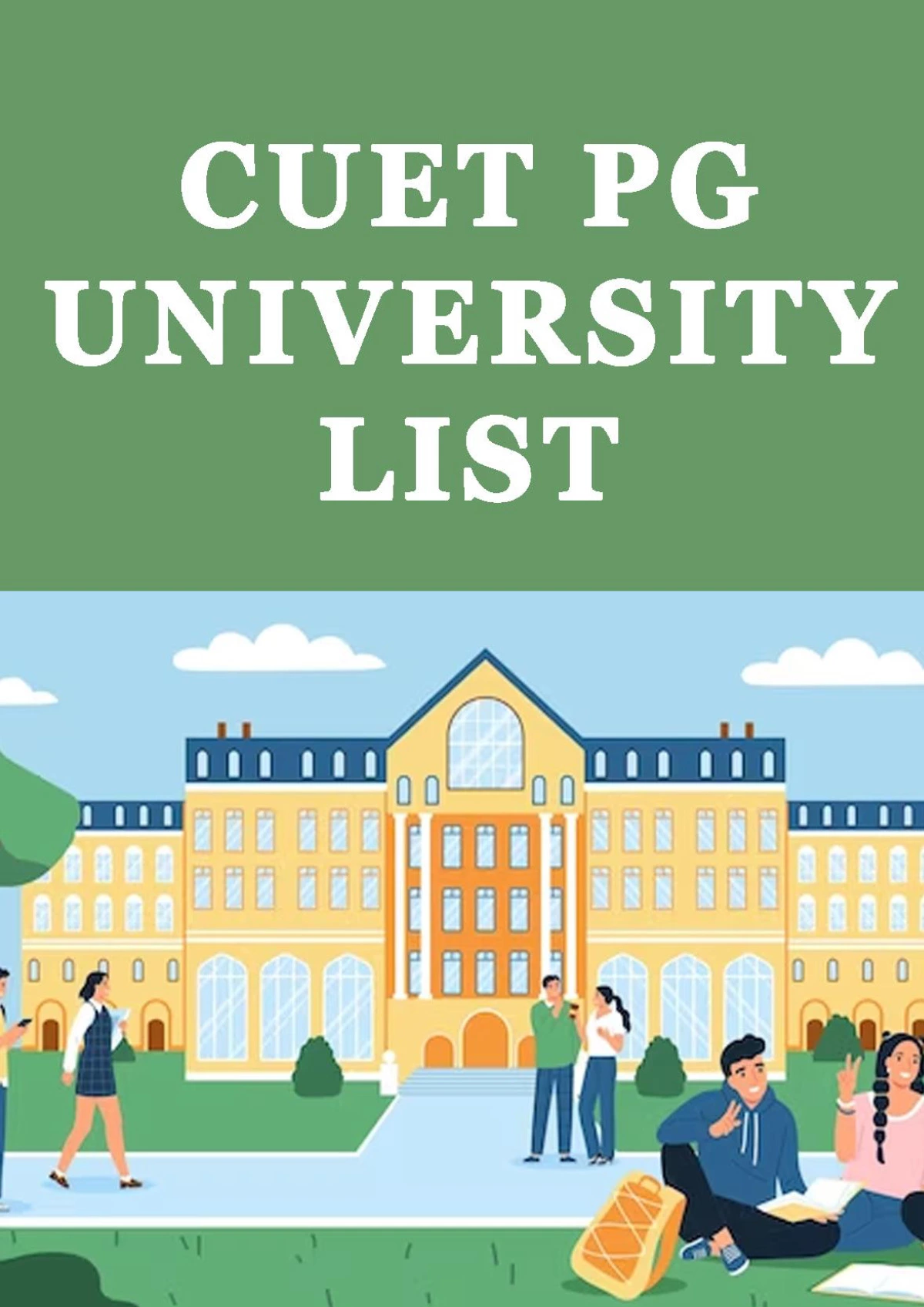 CUET PG University List