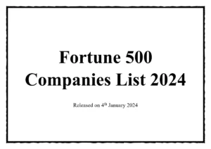 Fortune 500 Companies in India