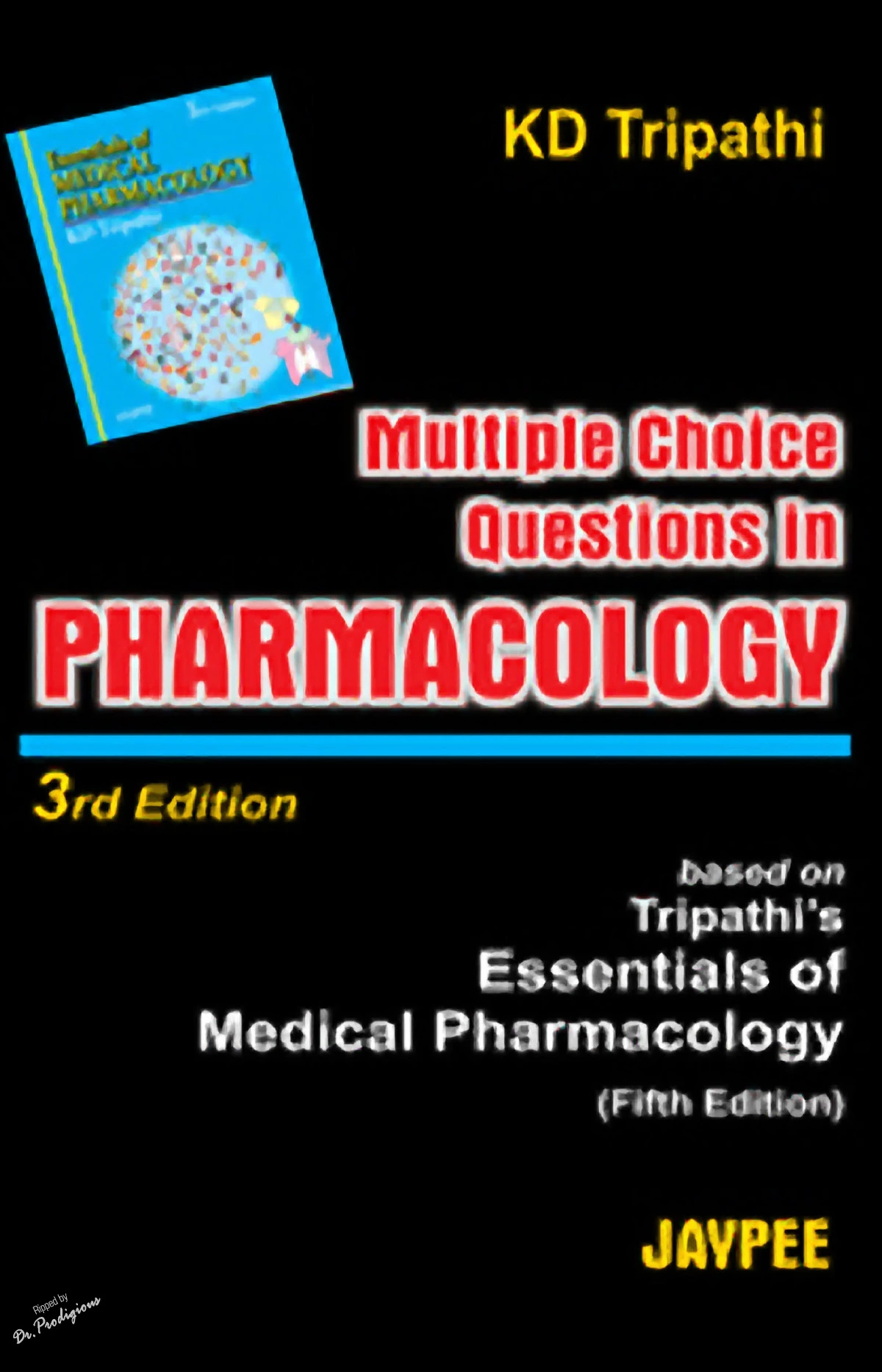 KD Tripathi Pharmacology MCQ