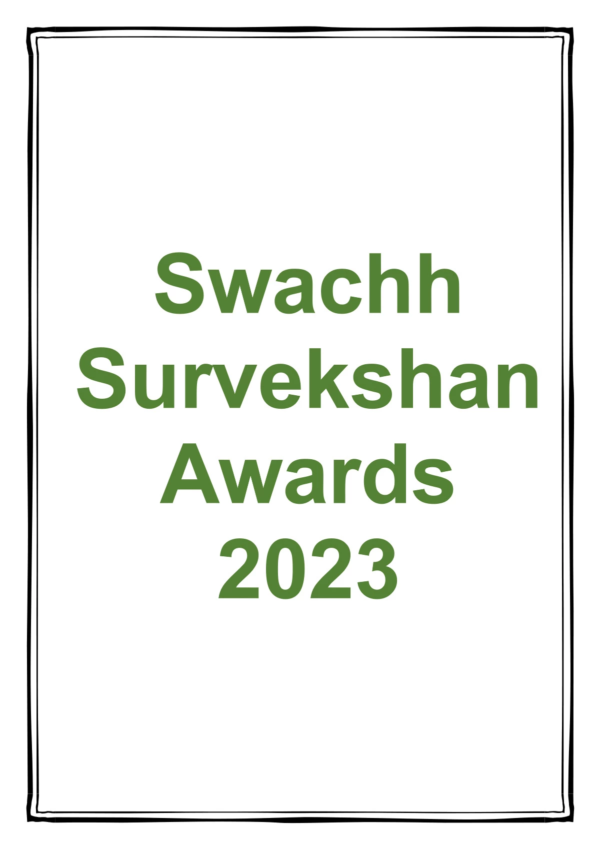 Swachh Survekshan 2023 Ranking List