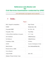 UPSC Books List