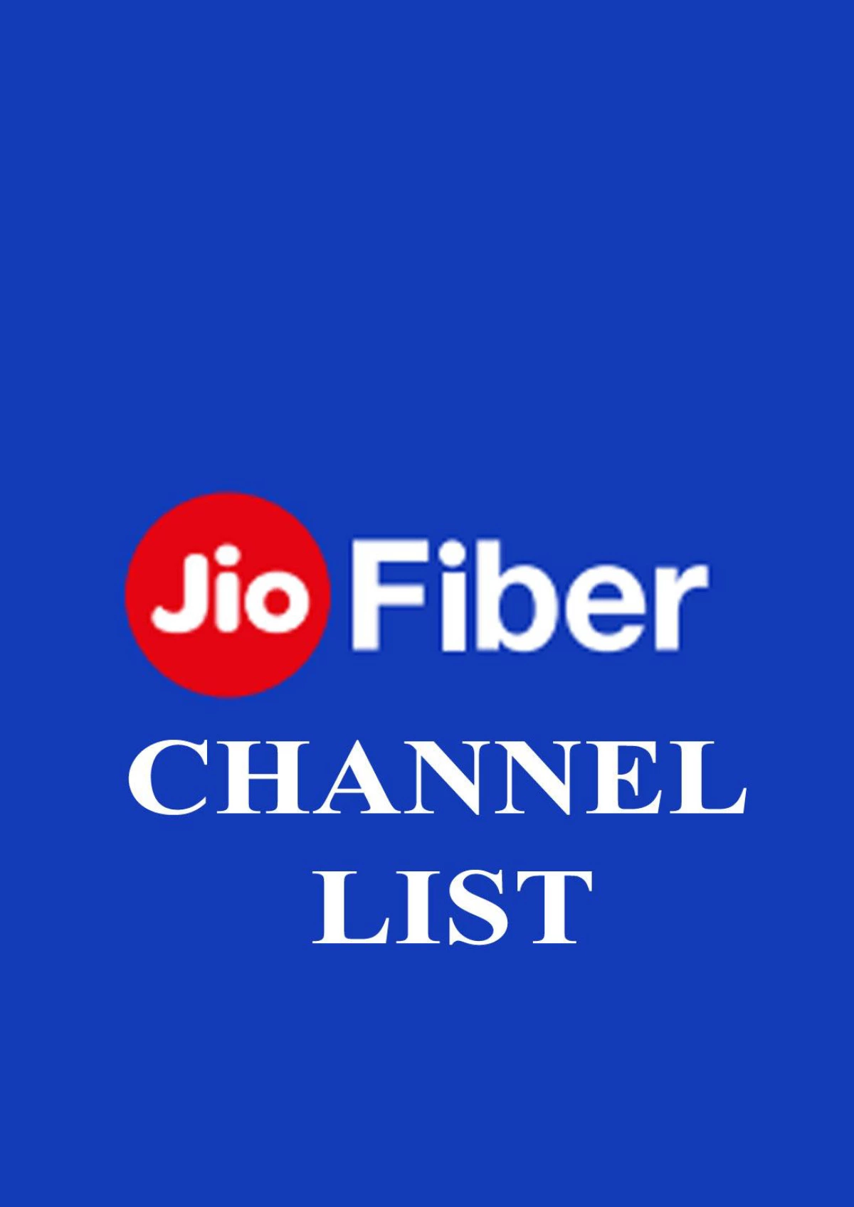 JIO TV Channel Number List