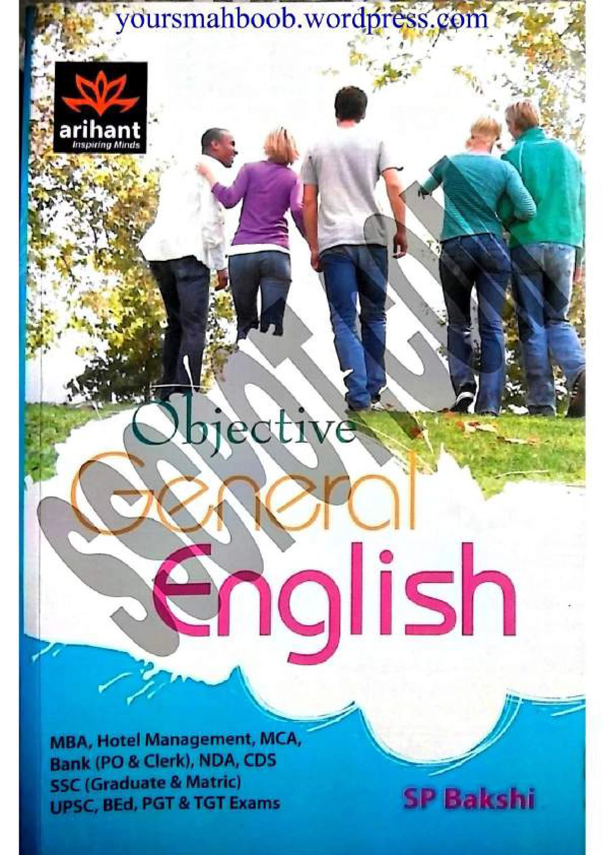 SP Bakshi English Grammar Book