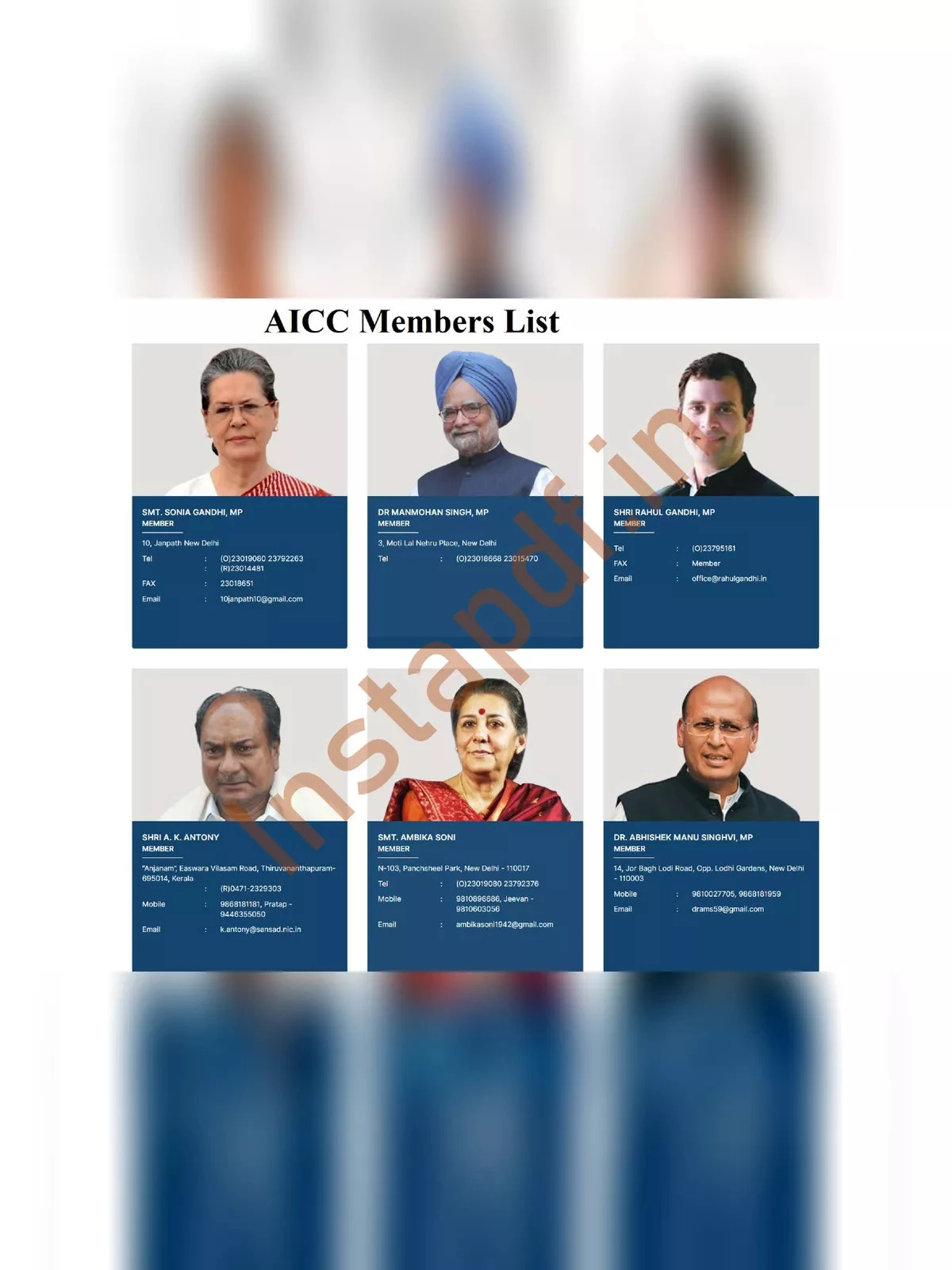 AICC Members List 2024