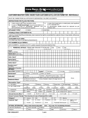 PNB KYC Form