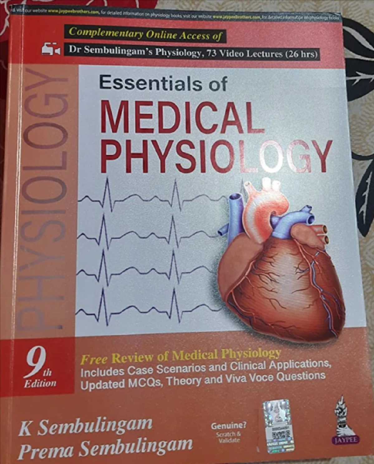 Sembulingam Physiology Book 9th Edition