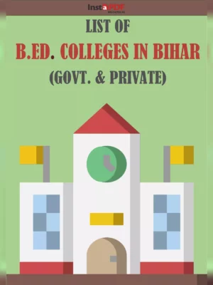 Bihar B.ED College List
