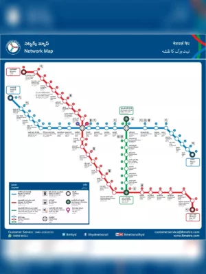 Metro Map Hyderabad