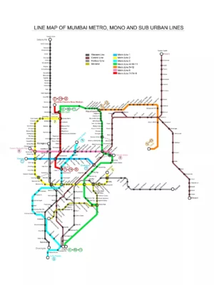 Mumbai Metro Rail Map
