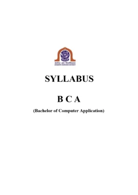 Bachelor of Computer Application (BCA) Syllabus 2024