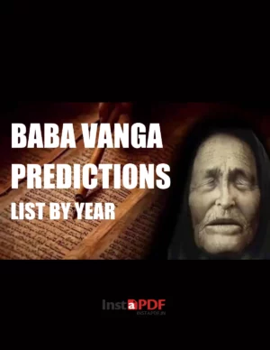 Baba Vanga Predictions List by Year 2025