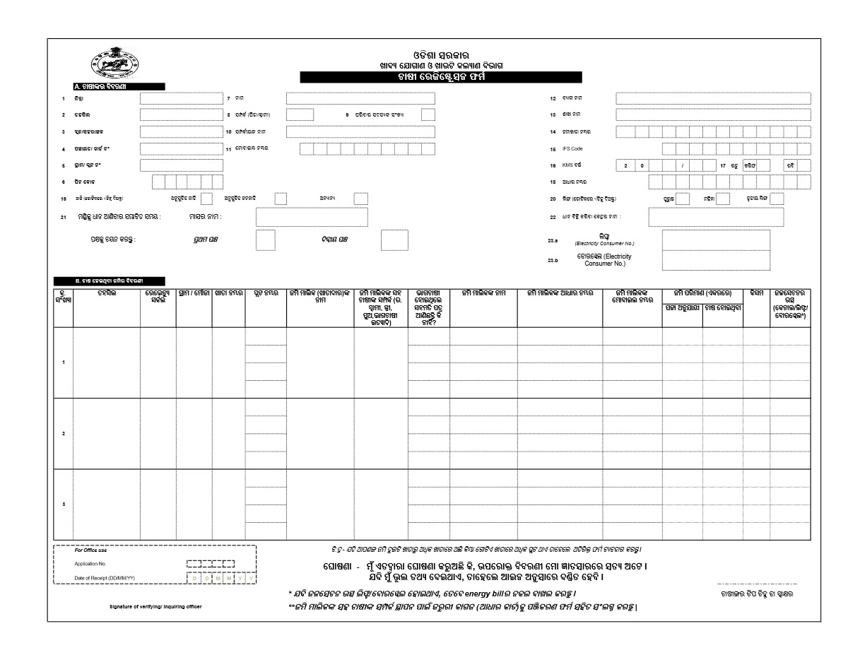 Dhana Mandi Registration Form