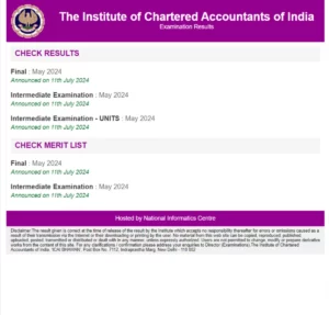 ICAI Result May 2024 CA Final & Intermediate