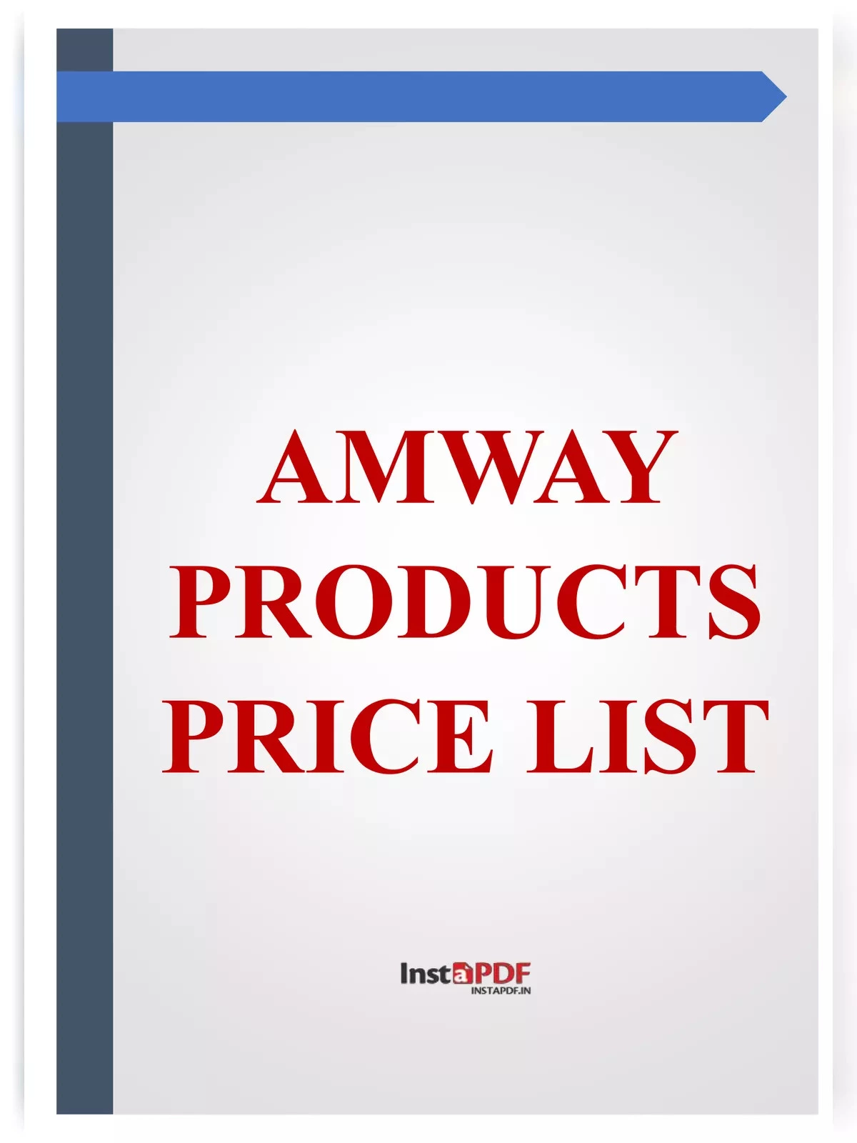 Amway Products Price List [y]