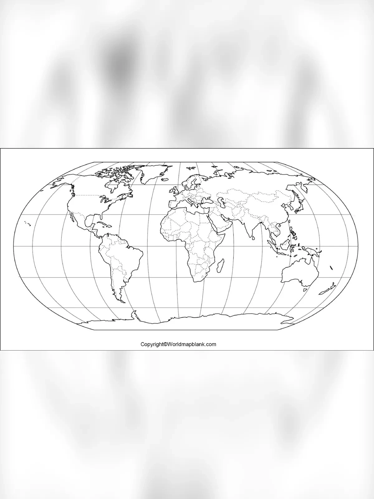 Blank World Map