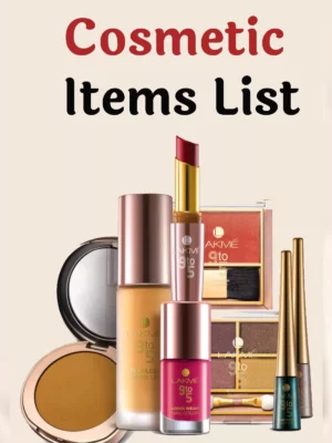 All Cosmetic Products Name List