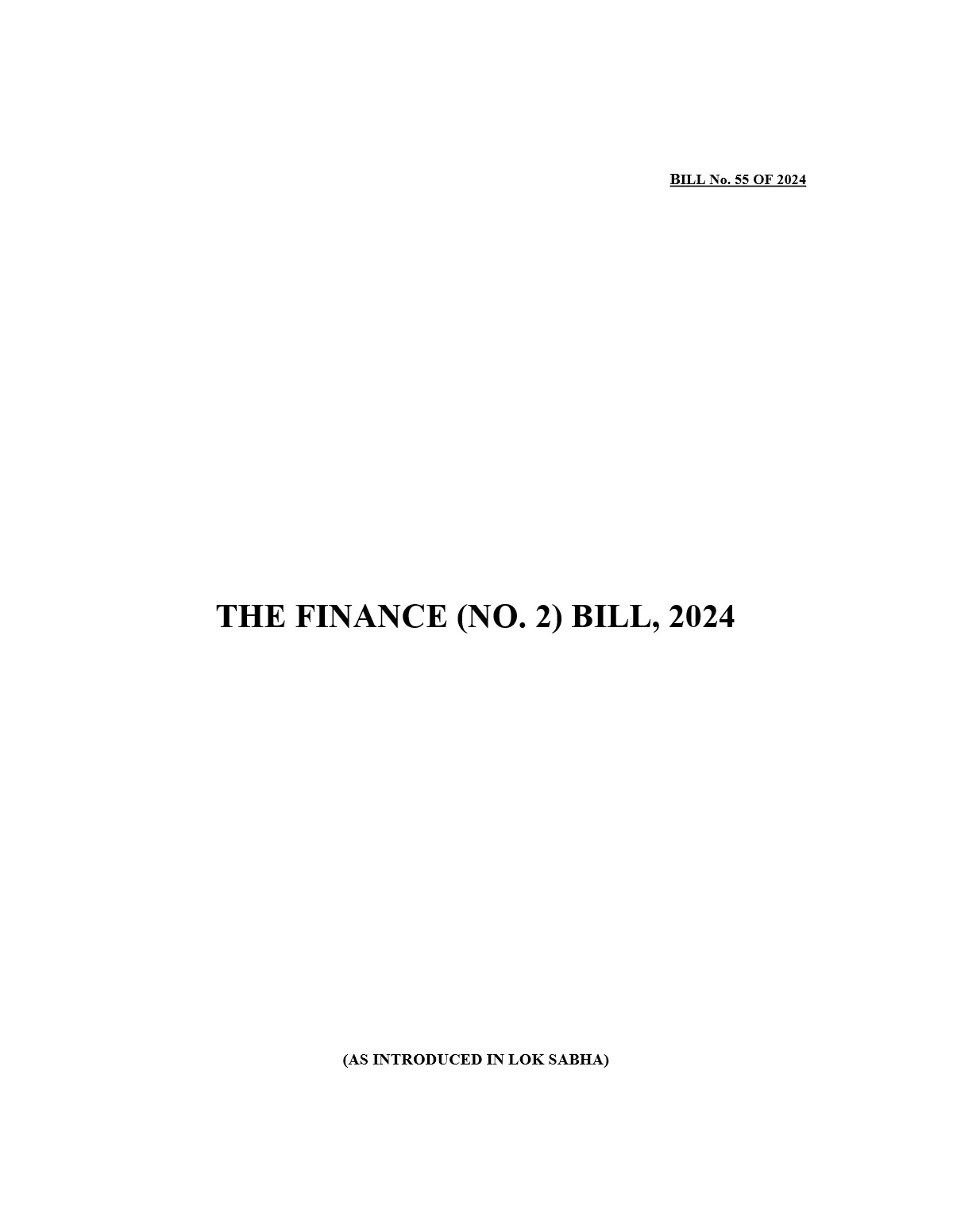 Amended Finance Bill 2024