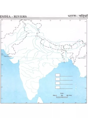 India River Map Outline