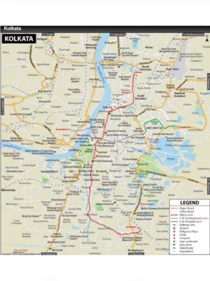 Kolkata District Map