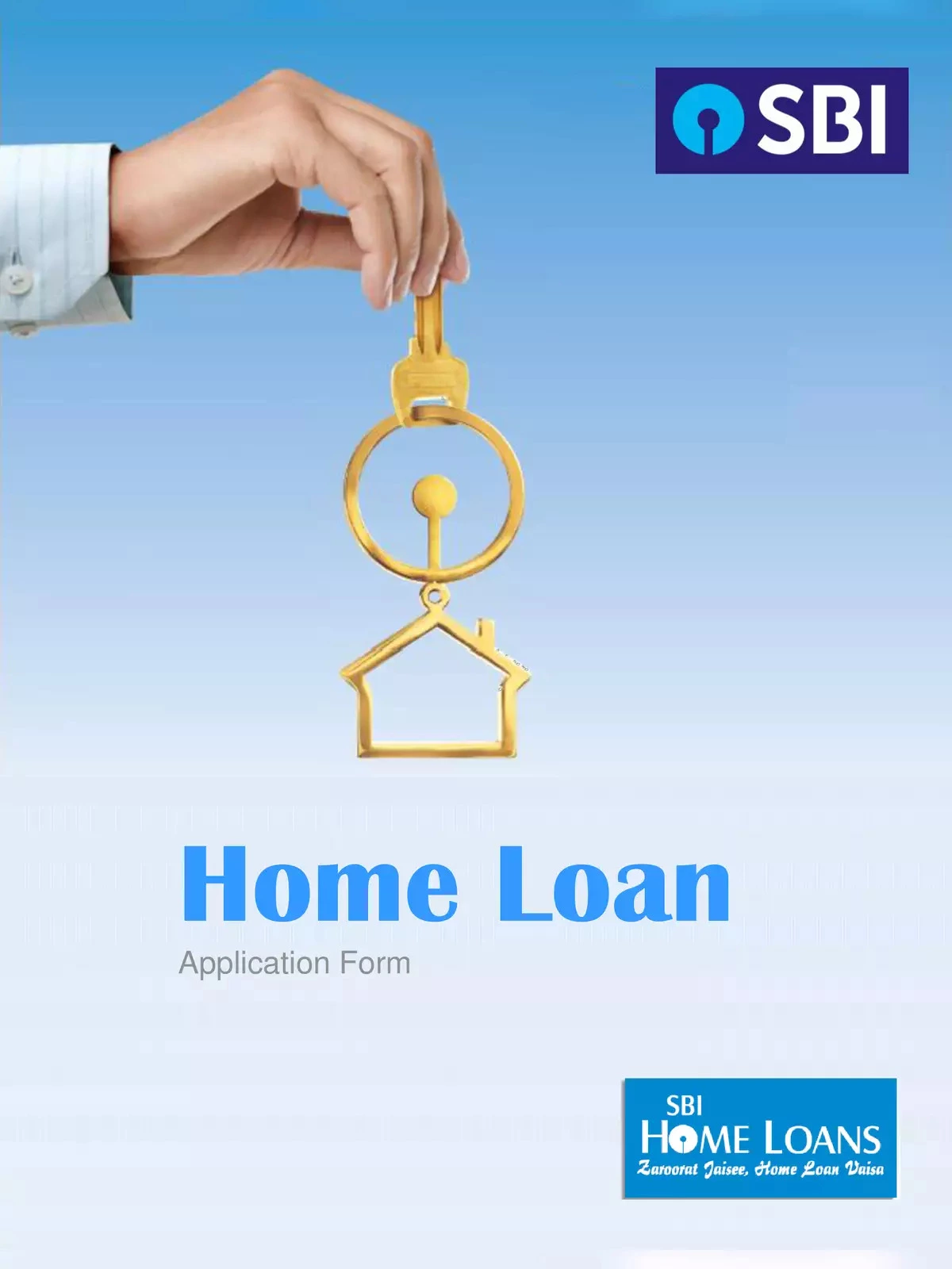 SBI Home Loan Application Form