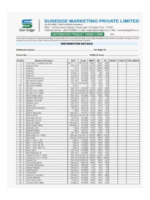 Sunedge Product Price List [y[