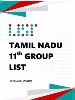 11th Group List in Tamil Nadu