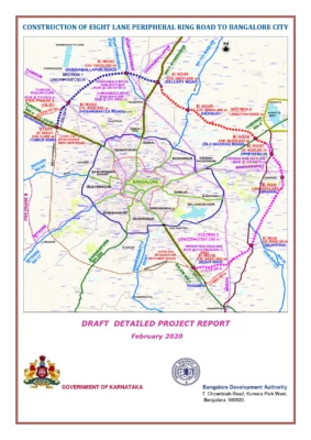 Peripheral Ring Road Bangalore Villages List Map