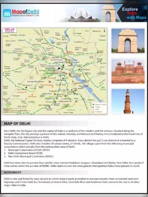 Delhi State Map