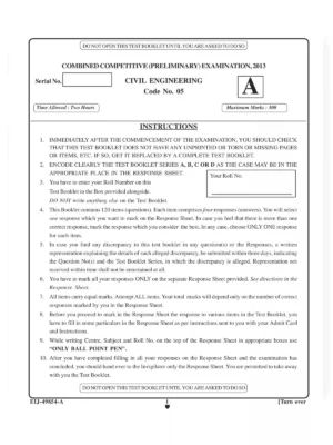 KPTCL Junior Assistant Question Paper