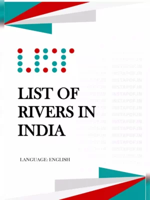 List of Rivers in India State Wise