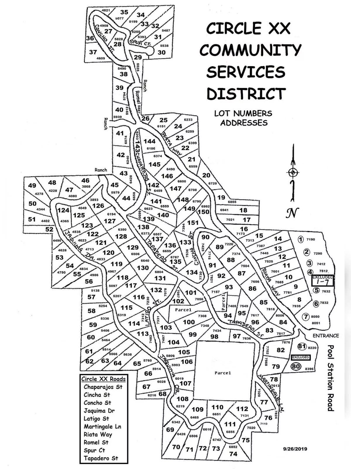 XXCC Plot Map