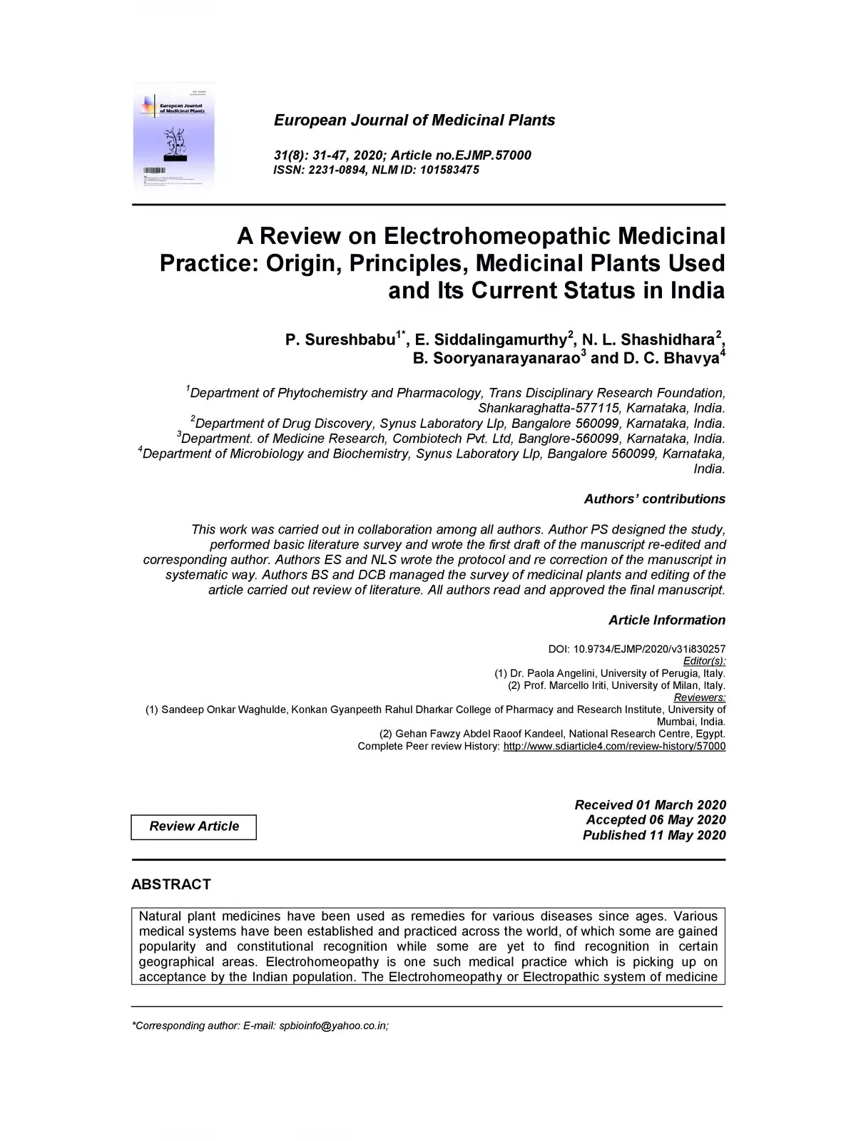 Electro Homeopathy Medicine List