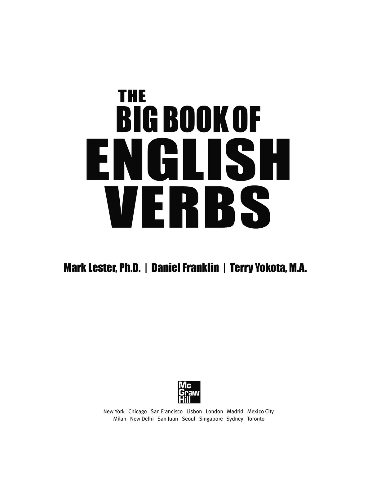 English Verb Forms Book