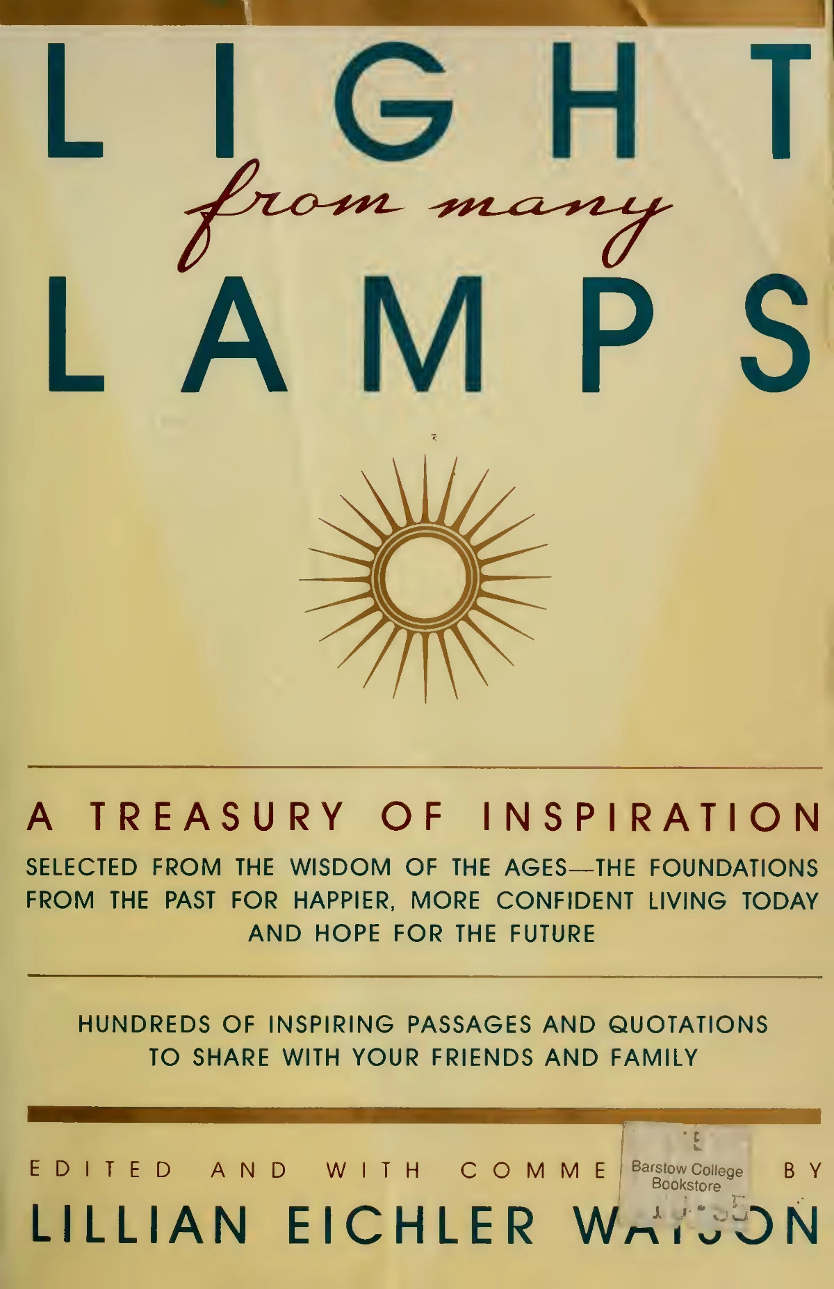 Light From Many Lamps by Lillian Watson