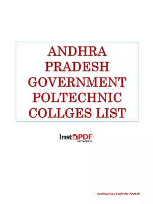 AP Govt Polytechnic Colleges List