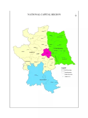 Delhi NCR Map District Wise