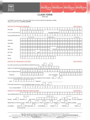 Tata AIG Claim Intimation Form