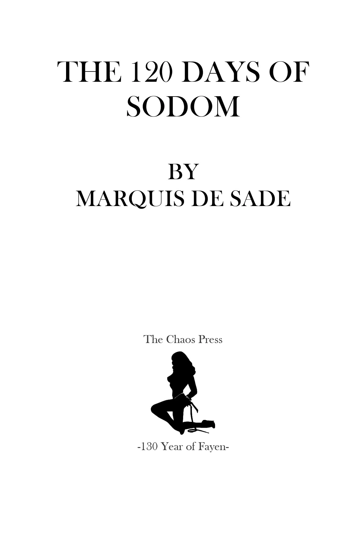 120 Days of Sodom Book