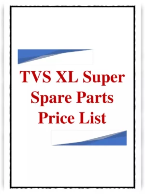 TVS XL Super Spare Parts Price List