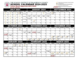 Palm Beach School Calendar 24 25