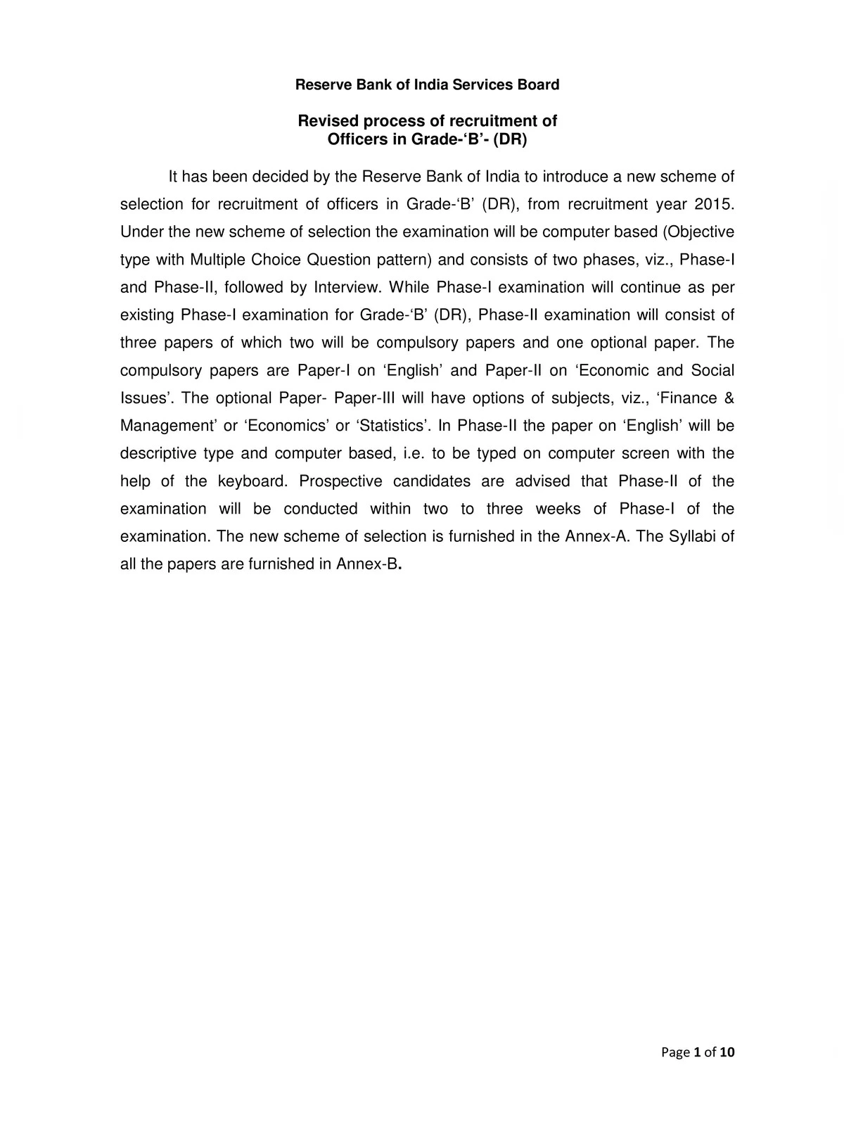 RBI Grade B Syllabus [y]