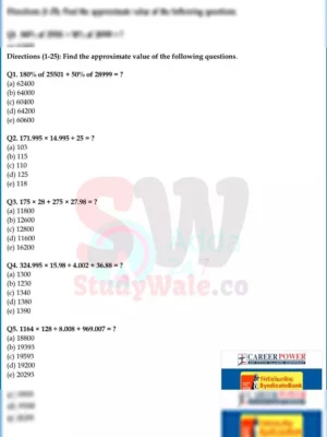 3000+ Simplification and Approximation Questions & Answers