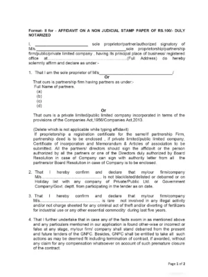Sole Proprietor Agreement Format