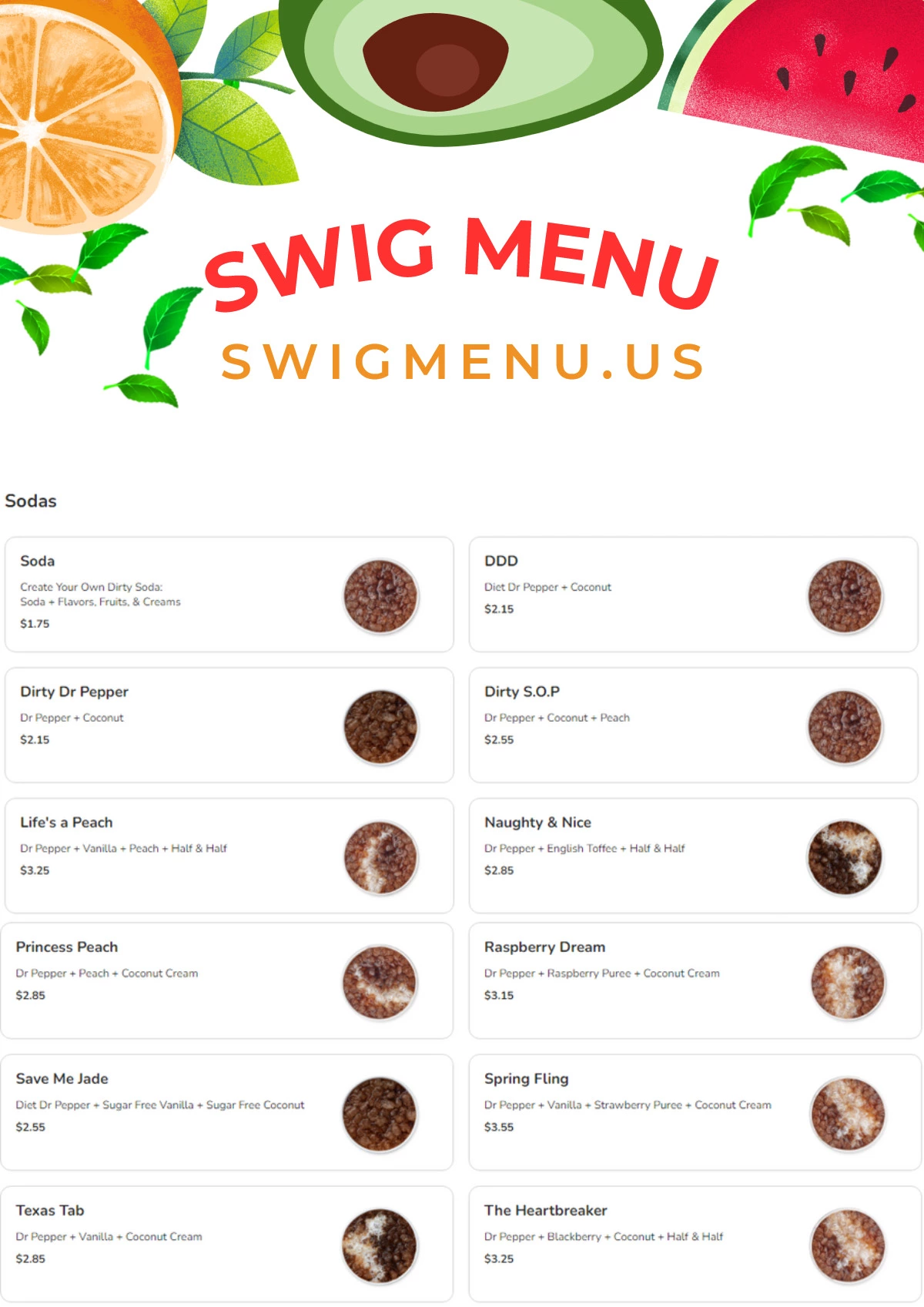 Swig Menu