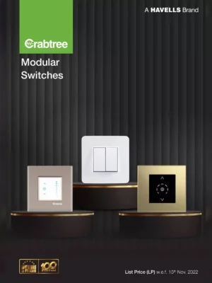 Crabtree Modular Switches Price List 2025