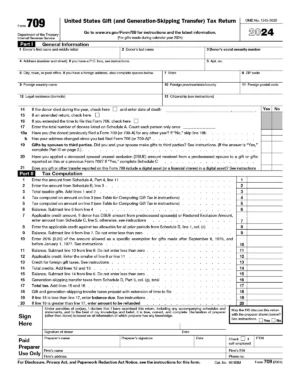 IRS Form 709