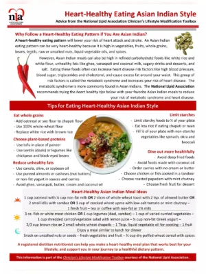 Food Chart for Heart Patient
