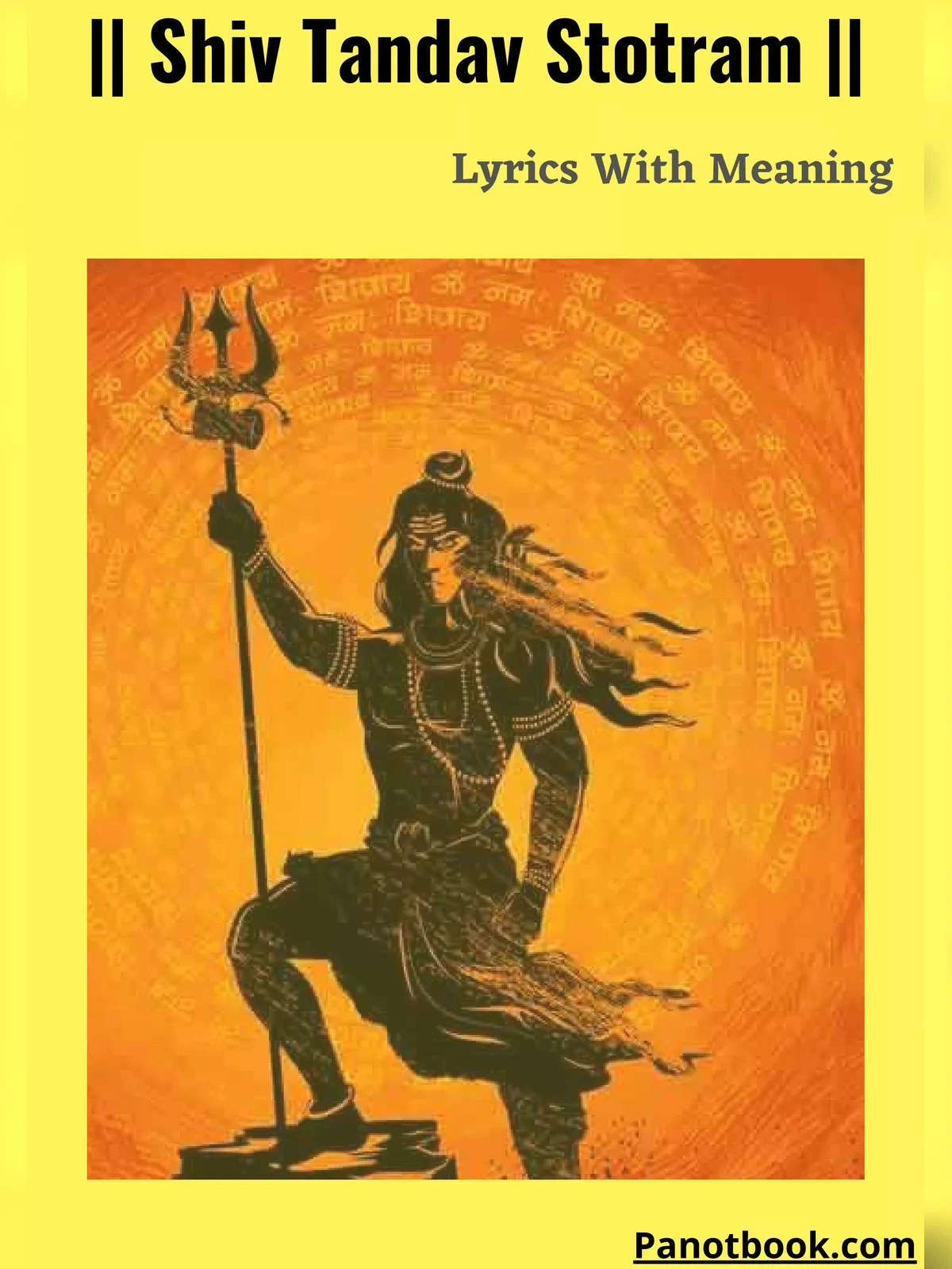 Shiv Tandav Stotram Lyrics English