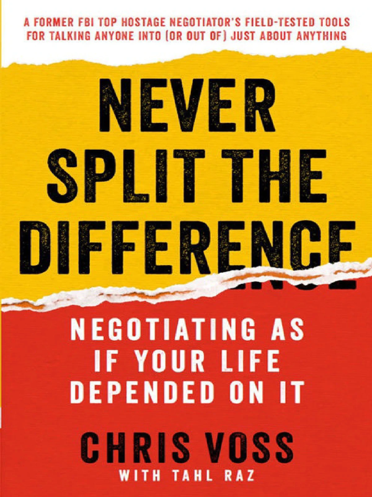 Never Split The Difference Book